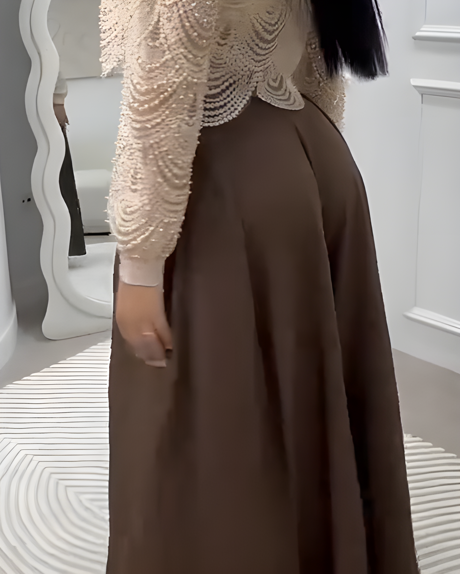 Women's Slim-Fit Wide-Leg Casual Pants