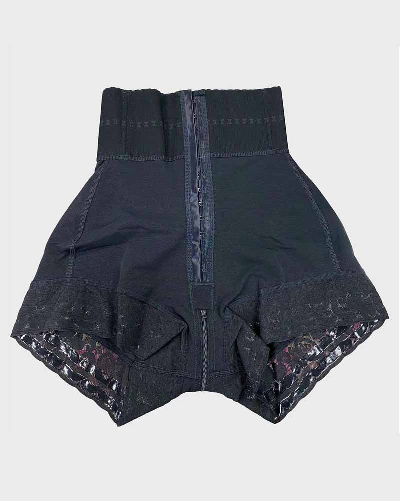High Waist Guitar Short BBL Front Closure for Compression Adjustment