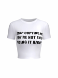 Copycat White Crop Top