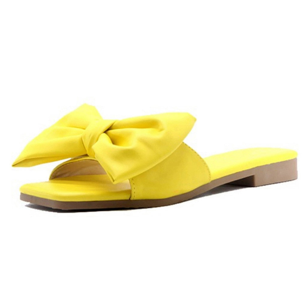 Bowknot Flat Sandals