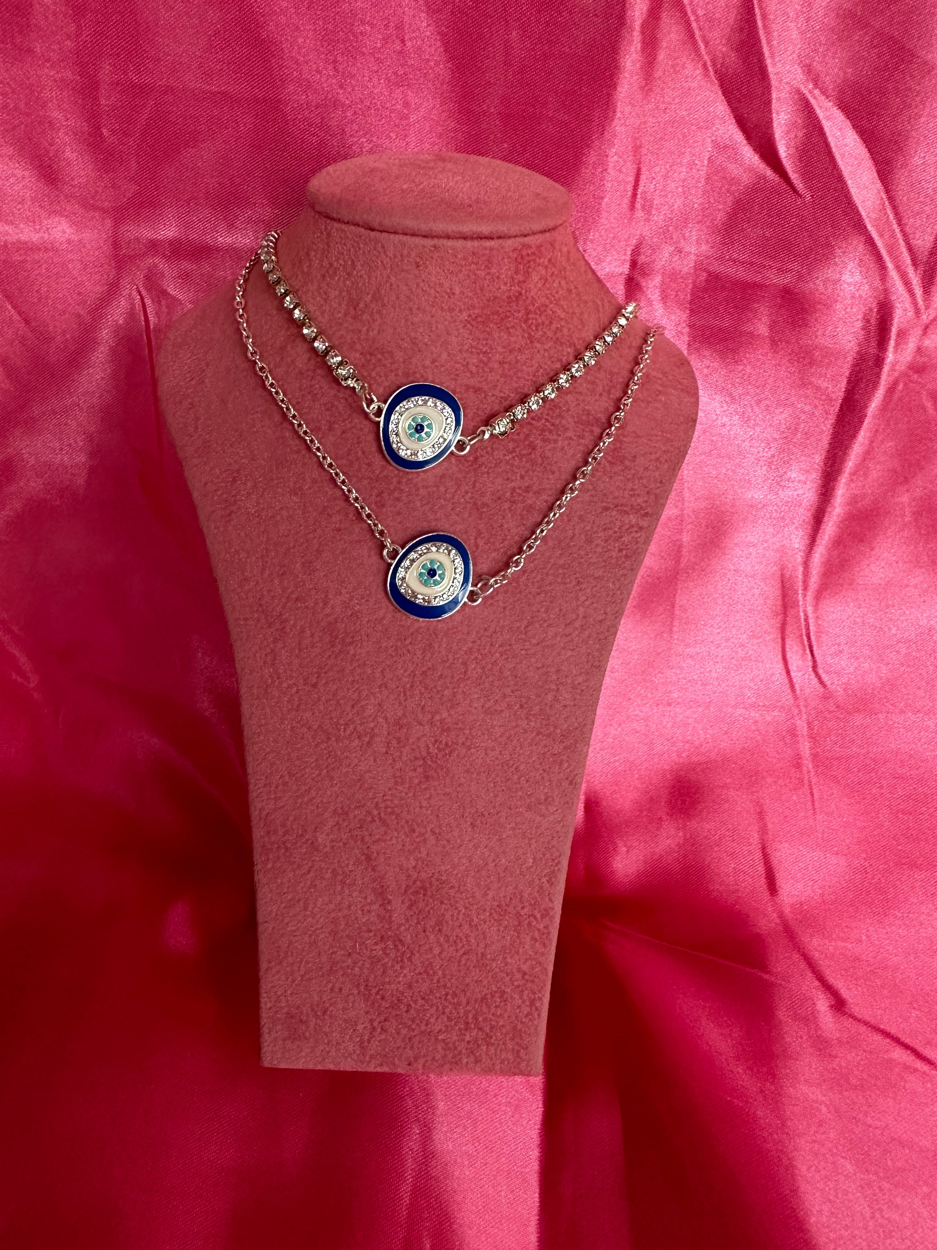 Evil eye luxe necklace
