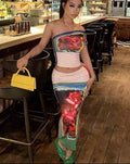 Rose print co ord set