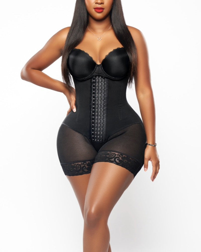 High Compression Tummy Control Adjustable Strap Shapewear | Stage 3 Faja