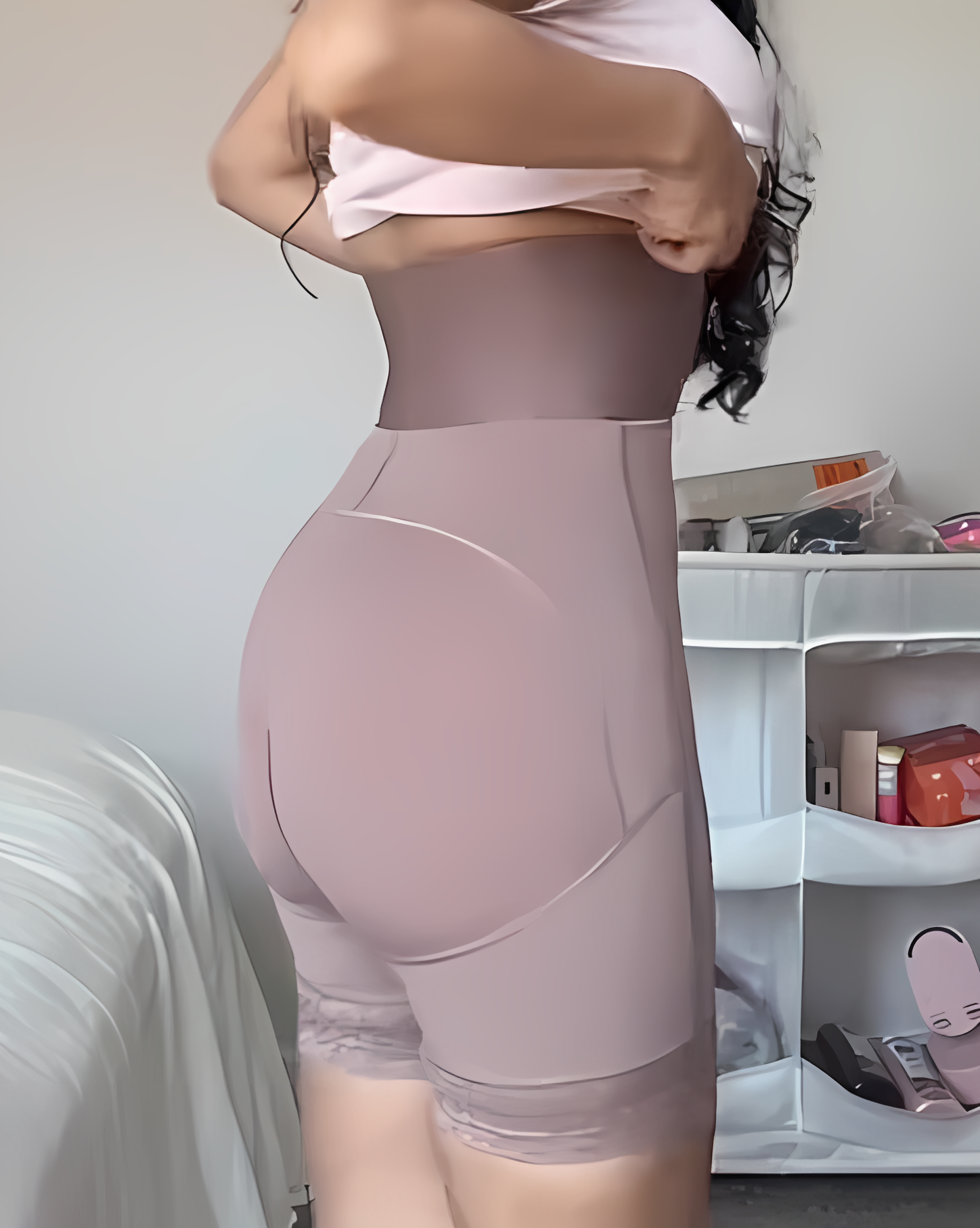 High-Waist Tummy Controlling Shorts