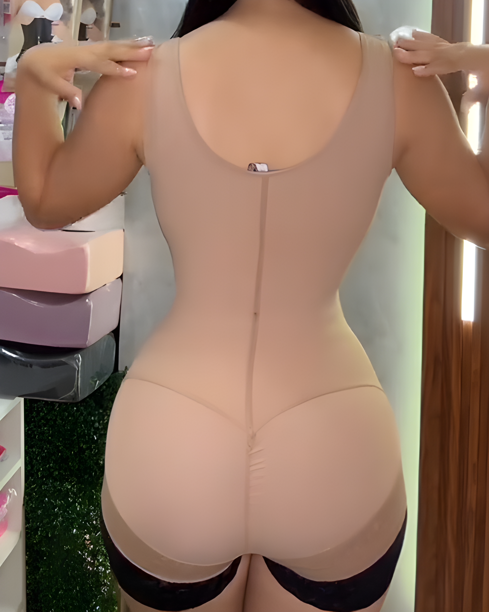 Double Layer Strong Tummy Control Thong Shapewear