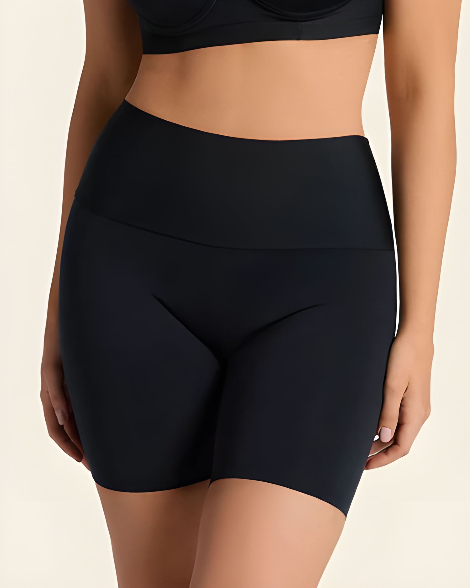 High Waist Tummy Control Comfortable Body Shaping Shorts Black