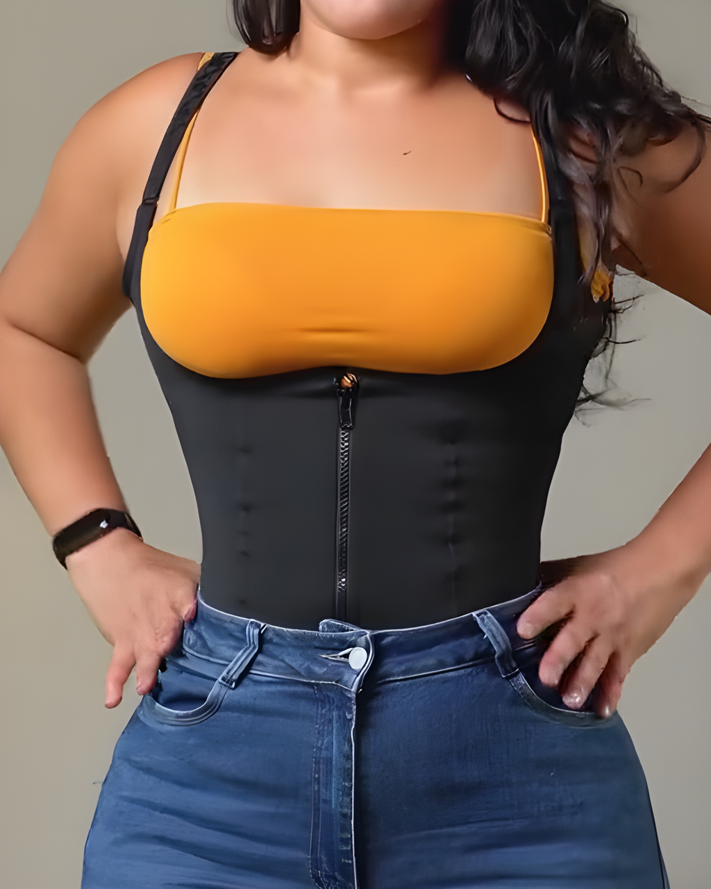 Tummy Shaping Open-Bust Waist Trainer Vest
