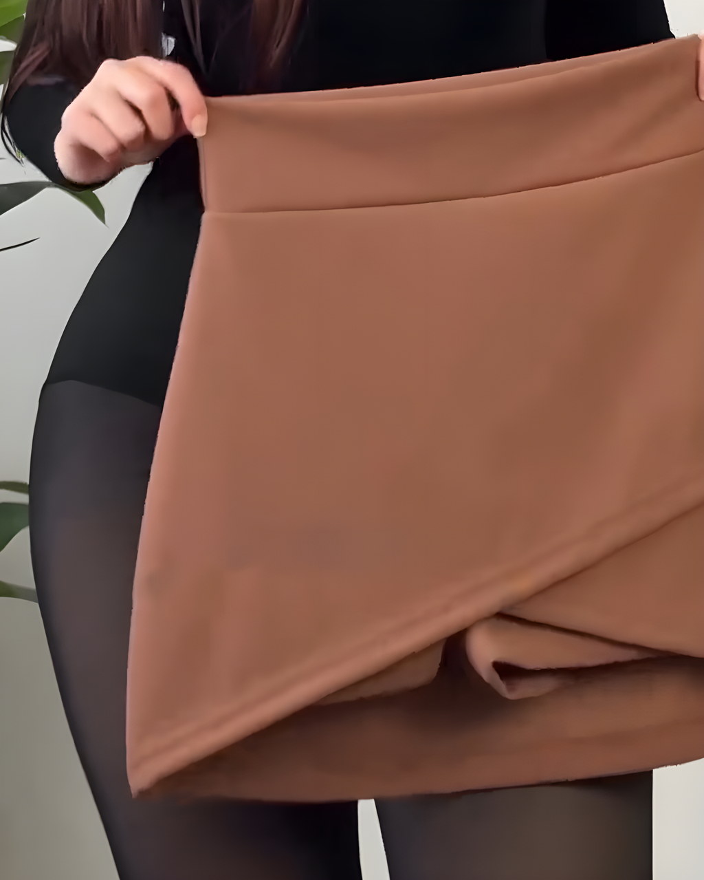 Women's Slimming Fit Built-In Shorts Skirt
