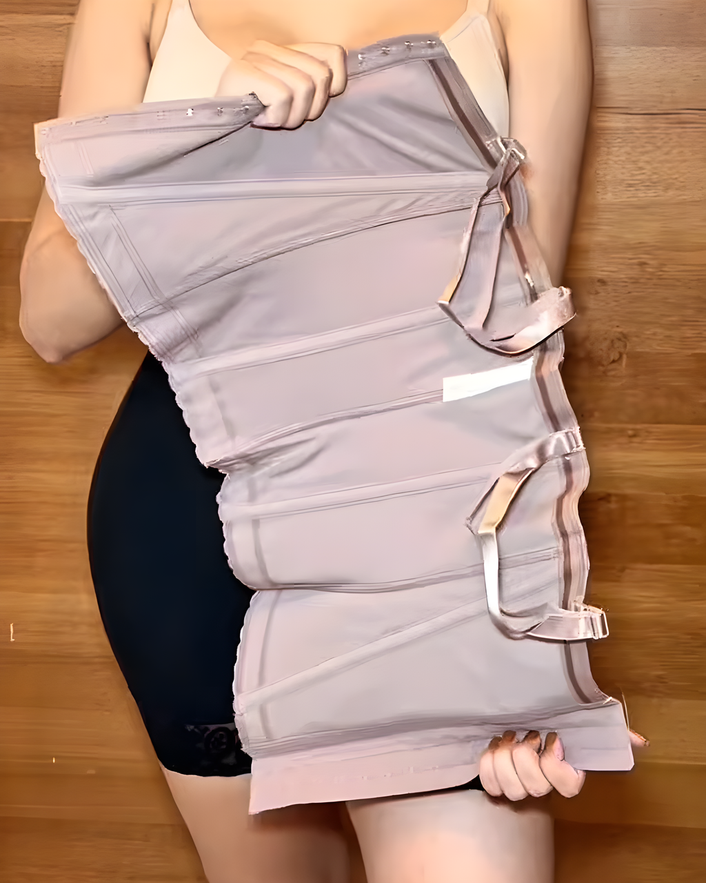 3 Rows Hook Eye Tummy Sculpting Waist Trainer Vest
