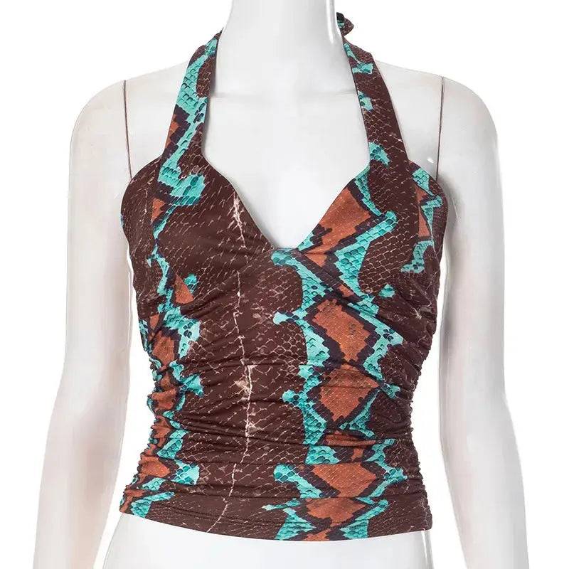 Aesthetic Pleated Crop Top