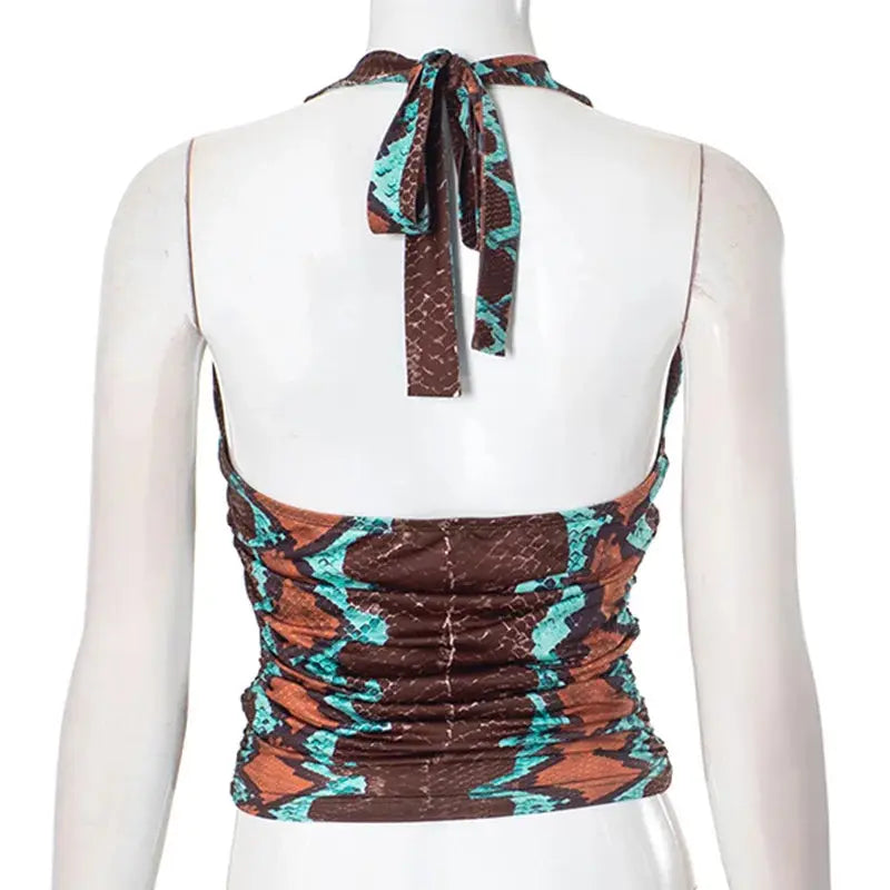 Aesthetic Pleated Crop Top