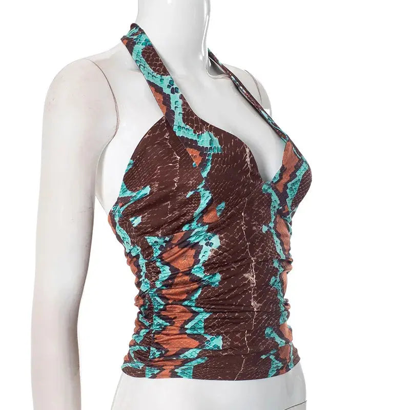 Aesthetic Pleated Crop Top