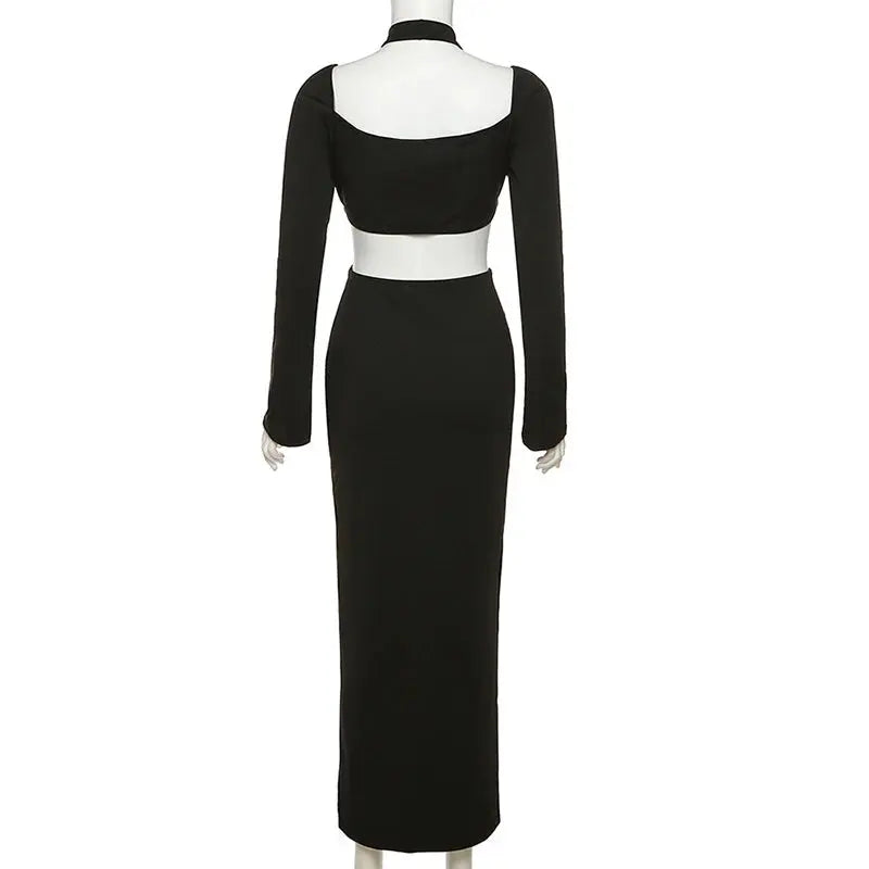 Aja Maxi Dress- Black