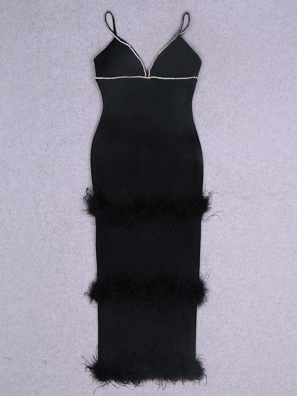 Anna Feather Maxi Dress