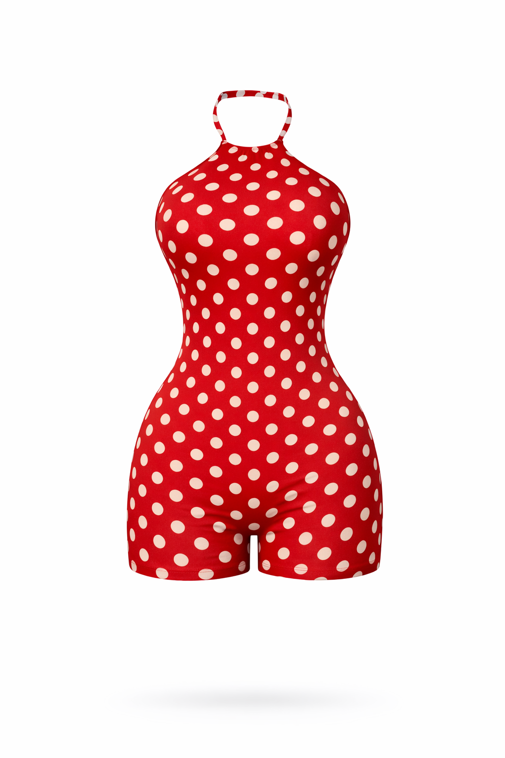 Yalo Red Polka Dot Romper