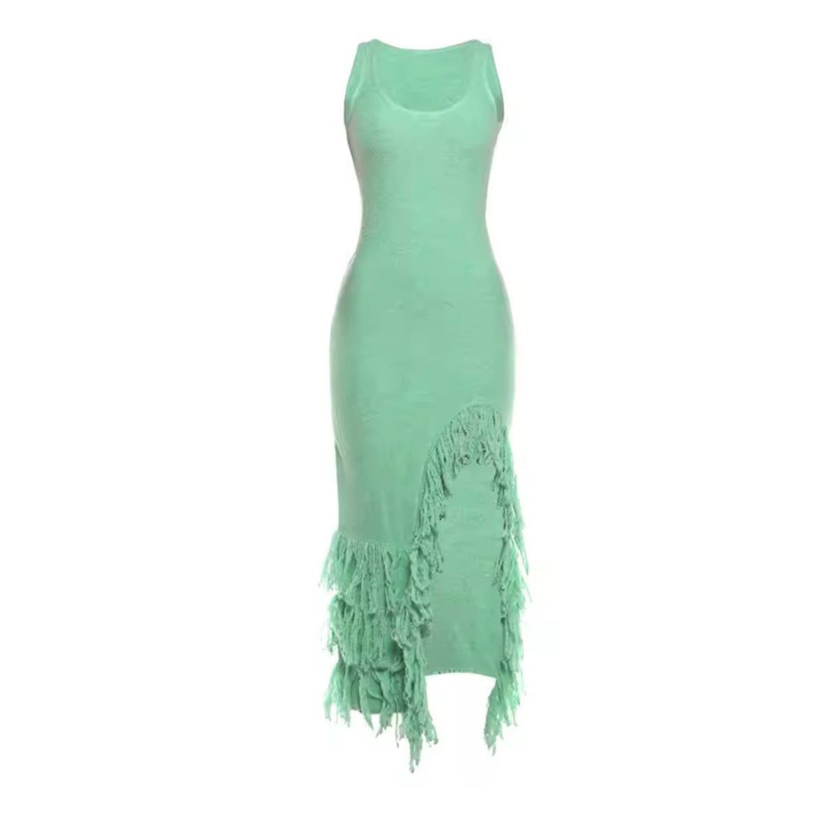Tassel maxi dress