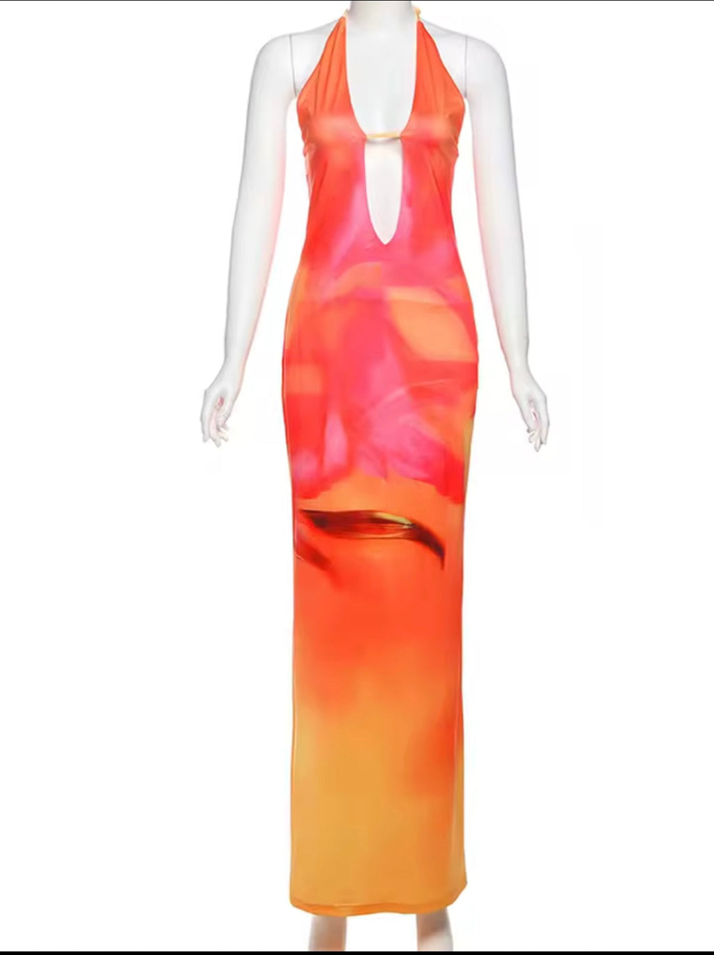 Sunset maxi dress