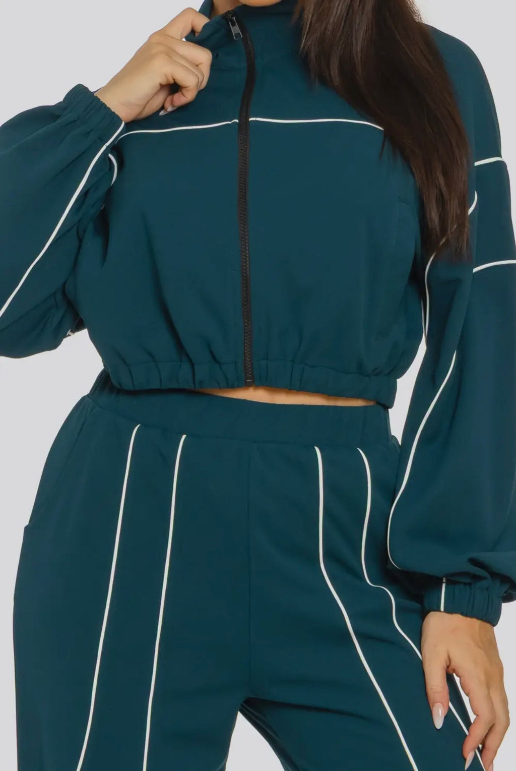 Jasmine Baddie Set Hunter Green