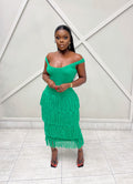 “JULIA” TASSEL DRESS