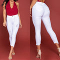 Bella High Rise Jeans- White 13