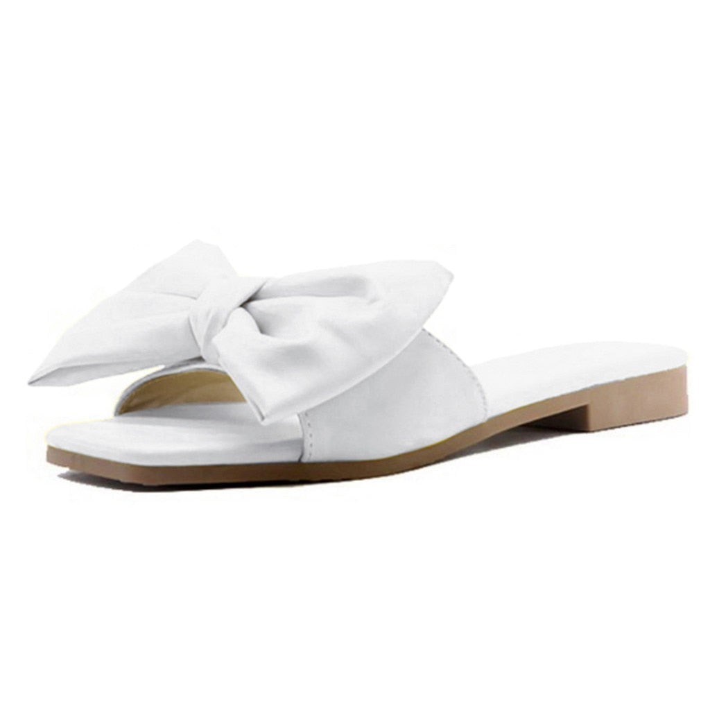 Bowknot Flat Sandals