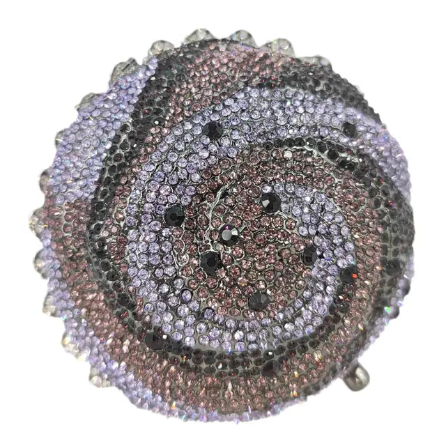 Cupcake Crystal Clutch Bag