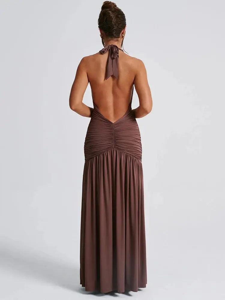 Charline Backless Maxi Dress