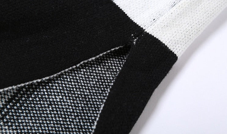 Checkerboard Knit Skirt