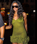 Cherish Me Knit Dress Green
