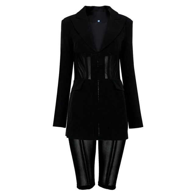 Cici Blazer Set Black