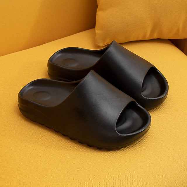 Comfy Slides (Unisex) Black