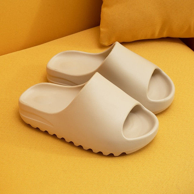Comfy Slides (Unisex) Beige