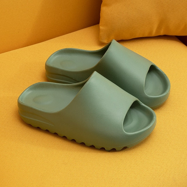 Comfy Slides (Unisex) Green