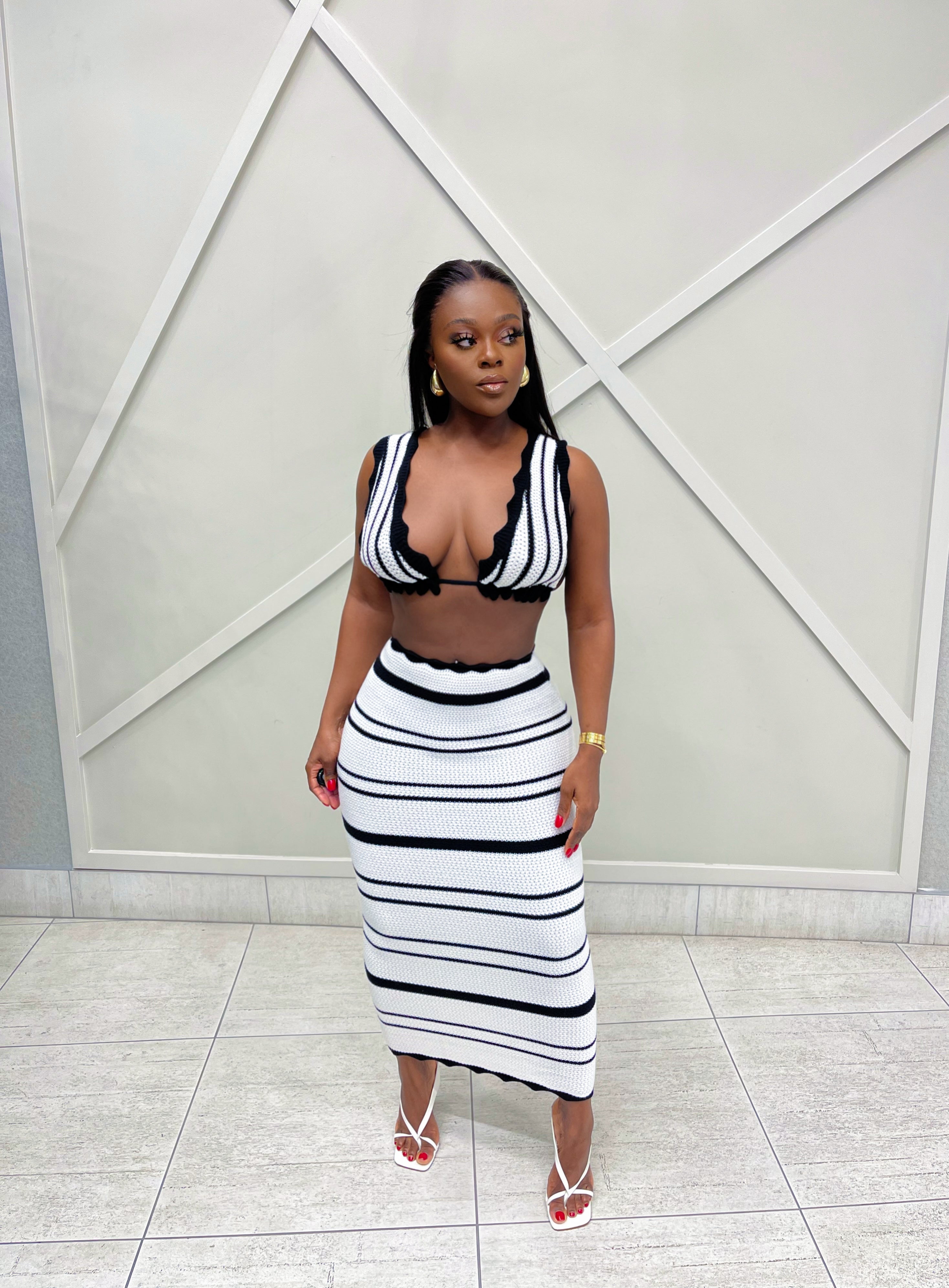 “GINA” KNIT TWO PIECE SET