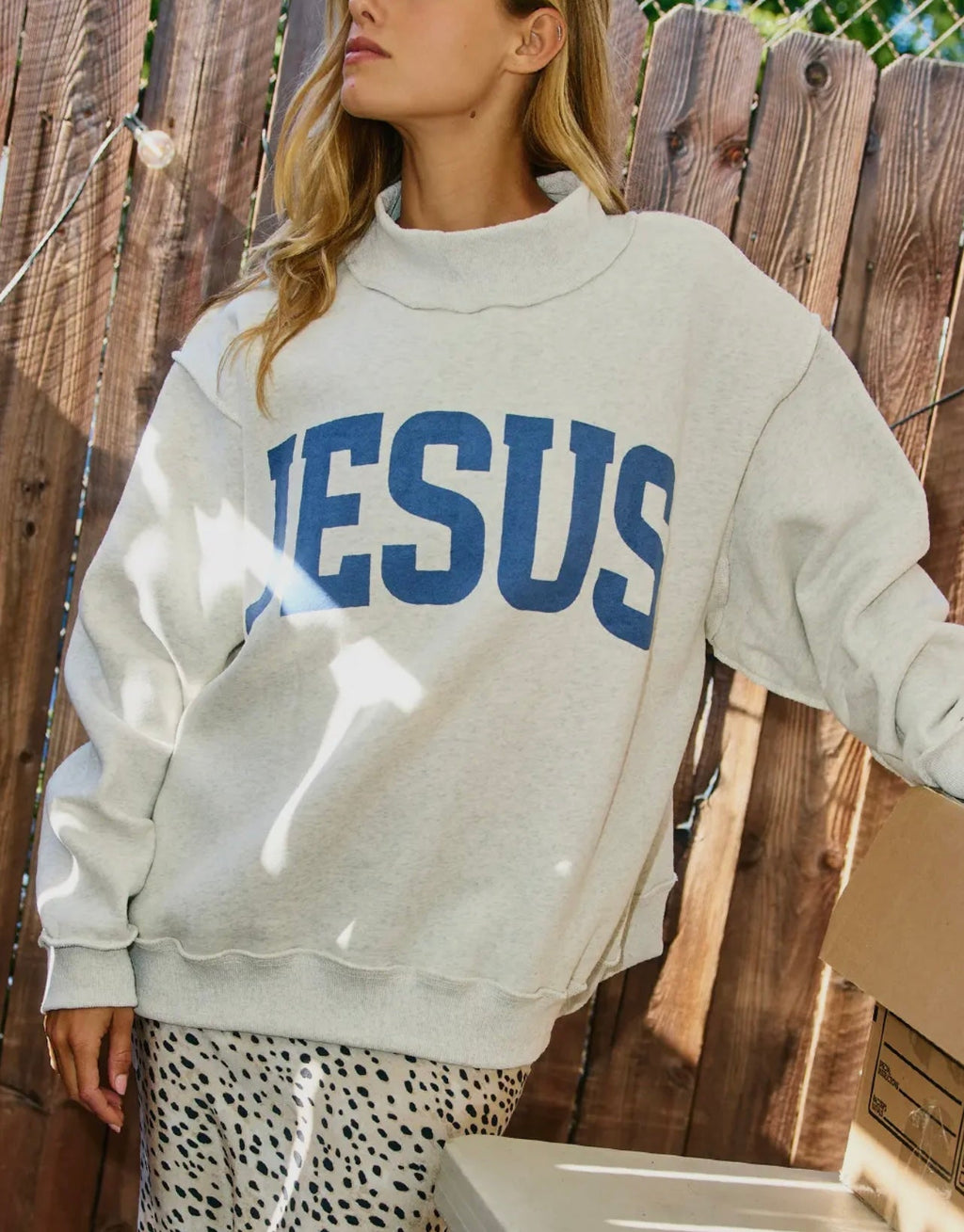 Good is Good & Jesus Reversible Sweater