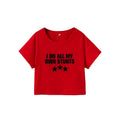 Stunts Red Crop Top