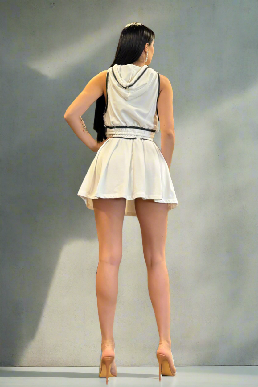 Min Rhinestone Skirt Set