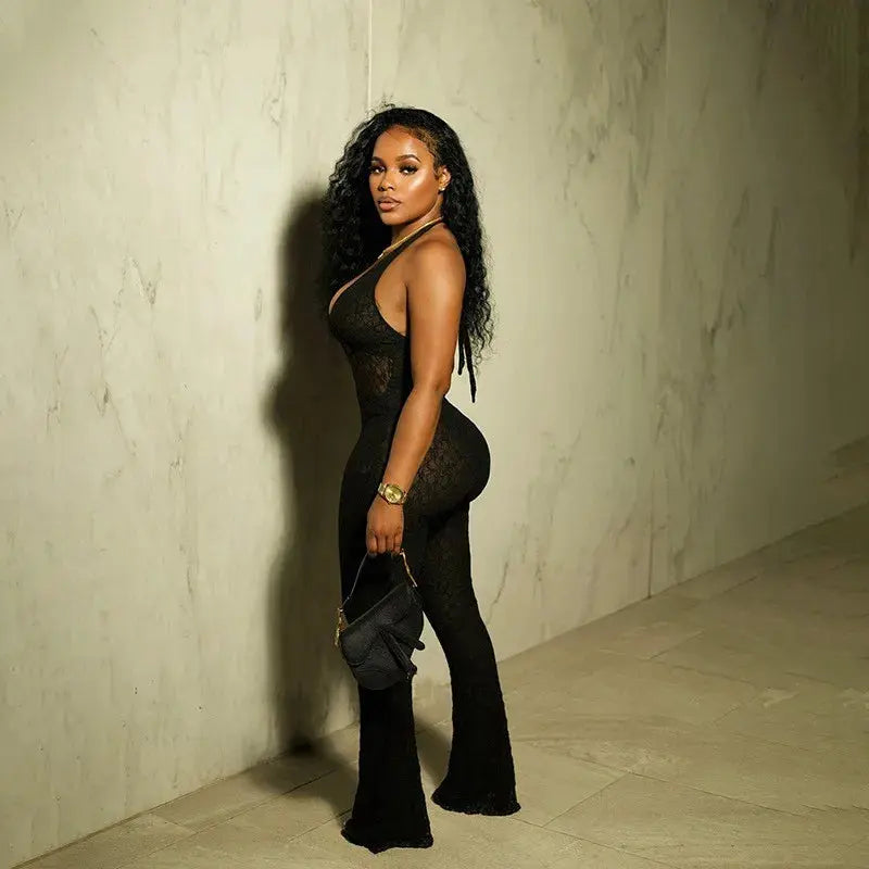 Daisy Mesh Jumpsuit