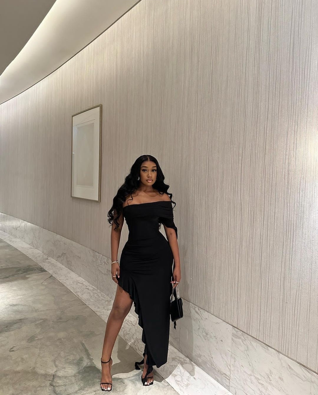 Dubai Nights Ruffles Maxi Dress