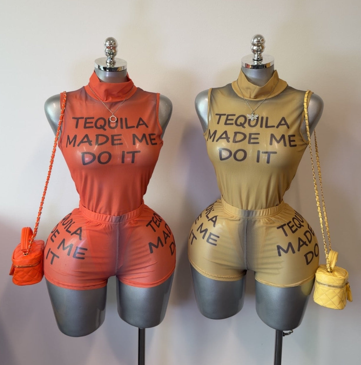 Tequ Yellow Two Piece Short Set