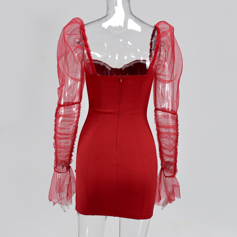 Elegant Bodycon Mini Dress