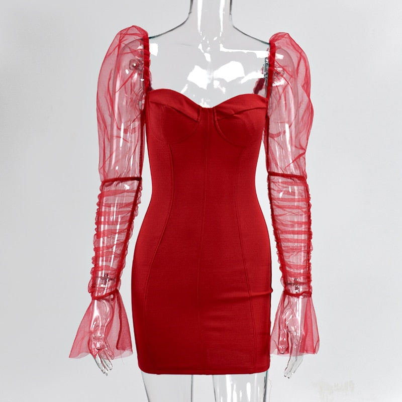 Elegant Bodycon Mini Dress