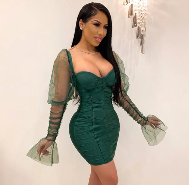 Elegant Bodycon Mini Dress
