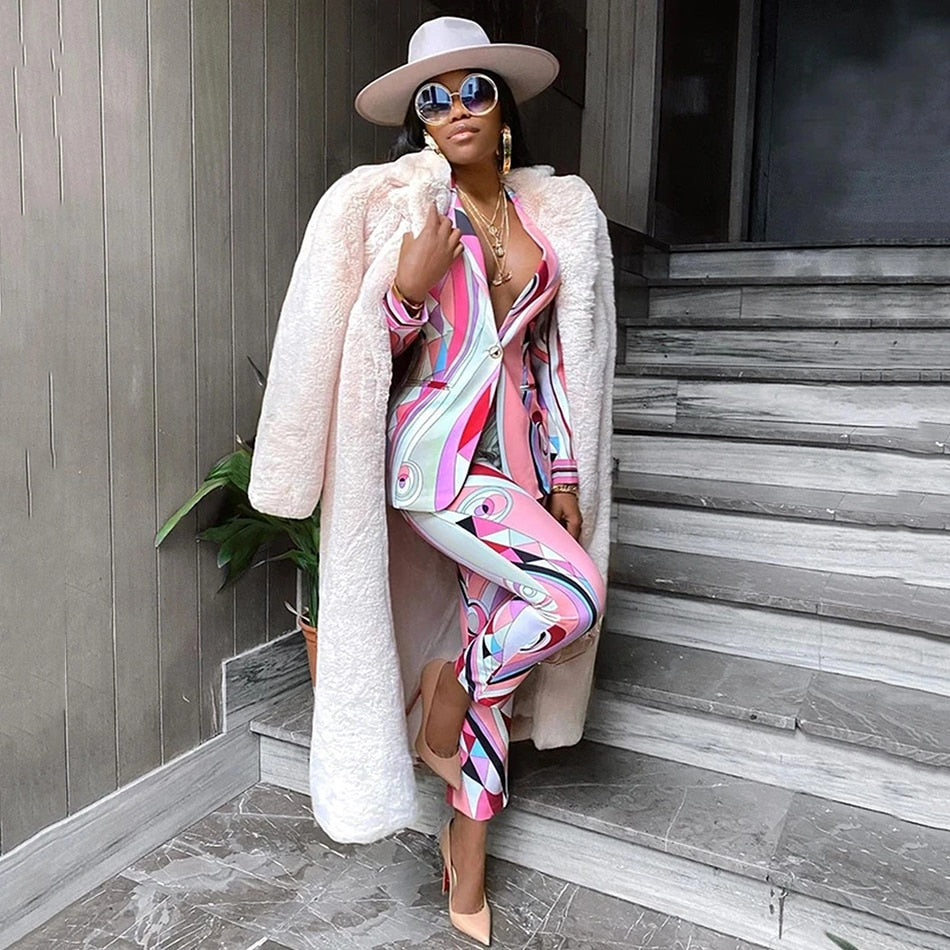 Elise Blazer Pants Set