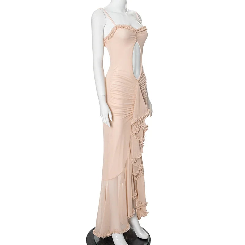 Elissa Ruched Maxi Dress