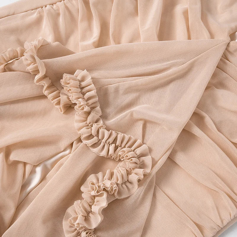 Elissa Ruched Maxi Dress