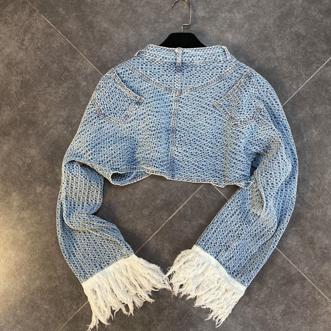 Eliza Denim Pants Set