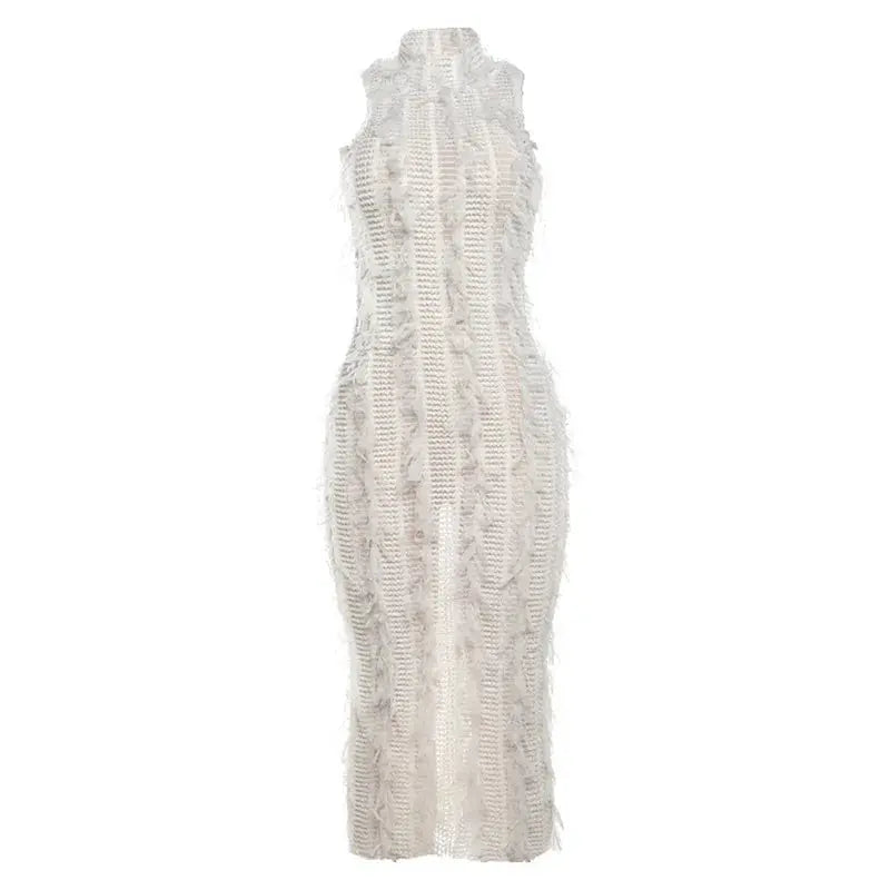 Eliza Tassel Midi Dress