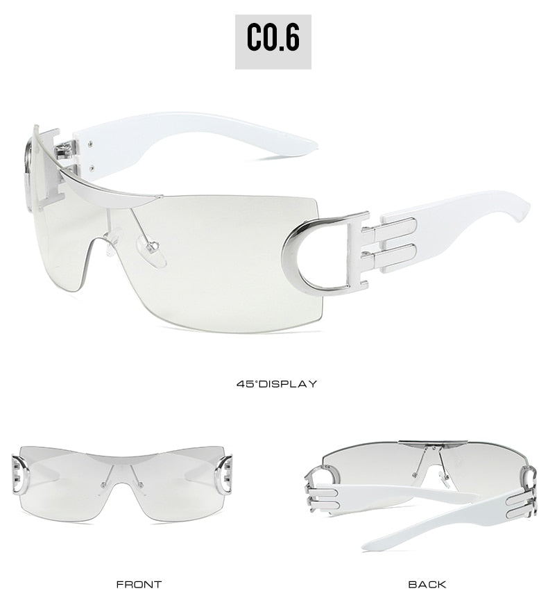 Exquisite Luxury Clear Sunglasses