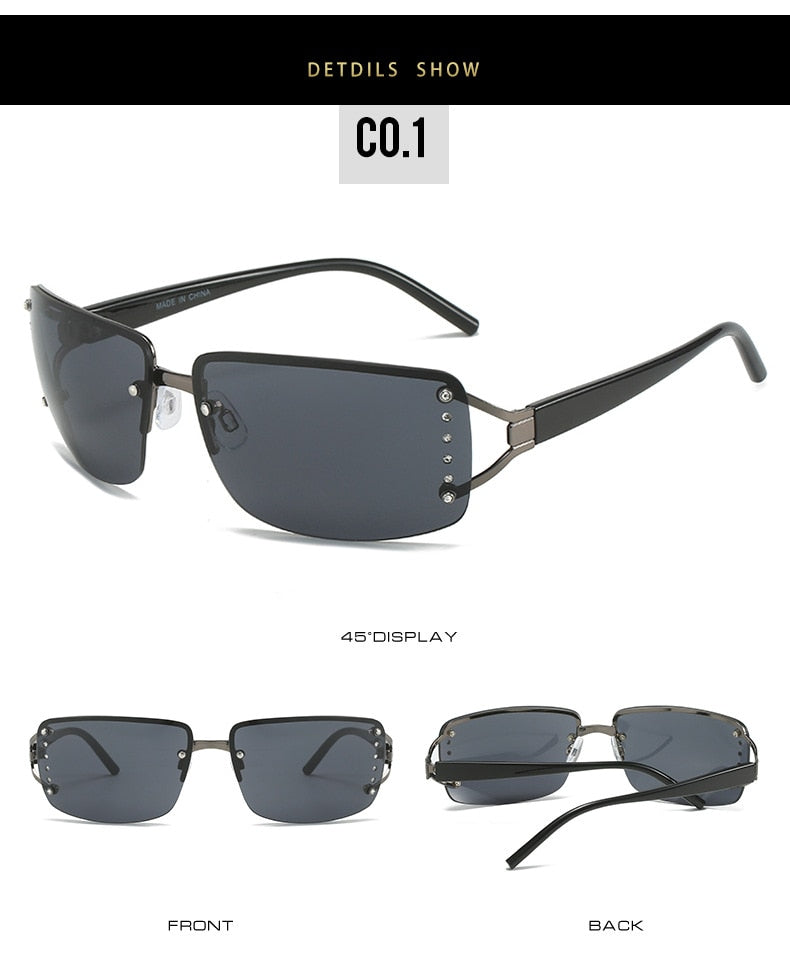 Exquisite Luxury Clear Sunglasses